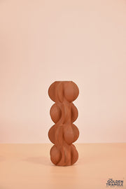 Ryoichi Ceramic Vase - Rust