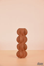 Ryoichi Ceramic Vase - Rust