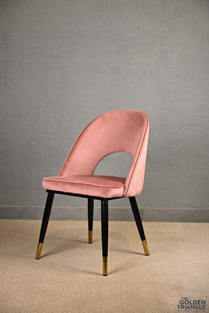 Sasha Suede Chair  -  Pink