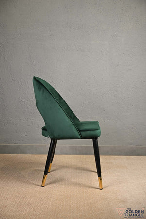 Sasha Suede Chair  -  Green