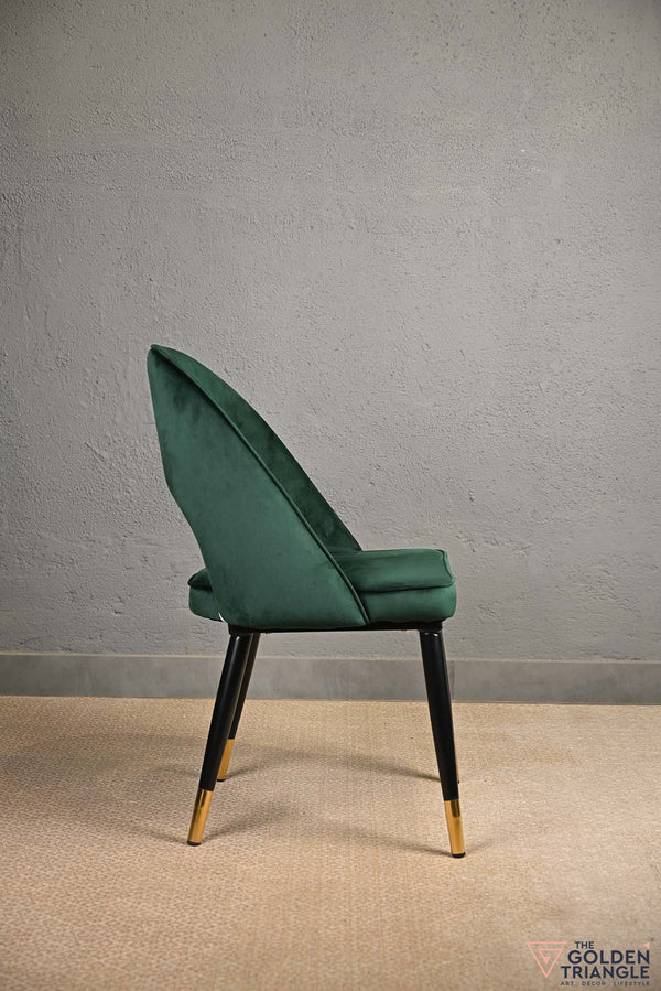 Sasha Suede Chair  -  Green