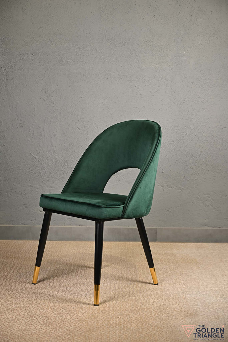 Sasha Suede Chair  -  Green