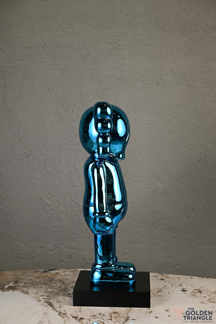 Companion - Electroplated Standing Figurine - Blue