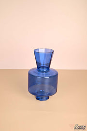 Blossom Glass Vase - Blue
