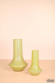 Spring Awakening Glass Vase - Yellow
