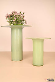 Soft Stem Glass Vase - Yellow
