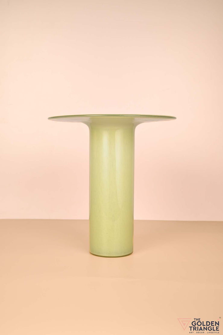 Soft Stem Glass Vase - Yellow