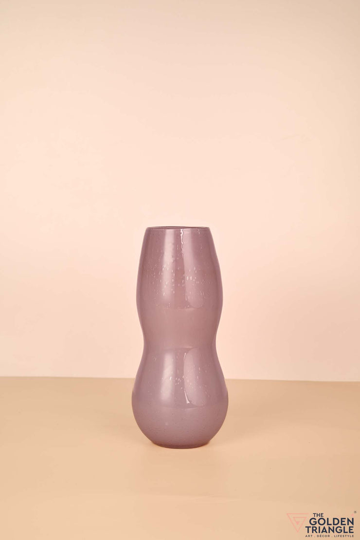 Springtime Sprig Glass Vase - Pink