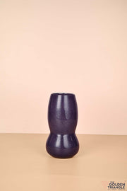 Springtime Sprig Glass Vase - Purple