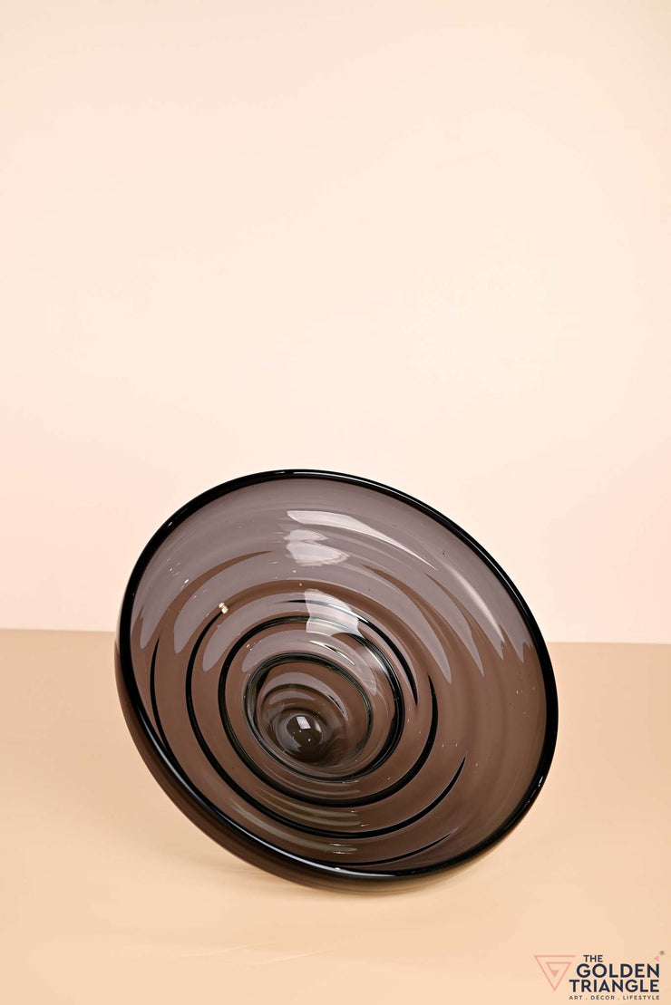 Soft Swirl Glass Bowl