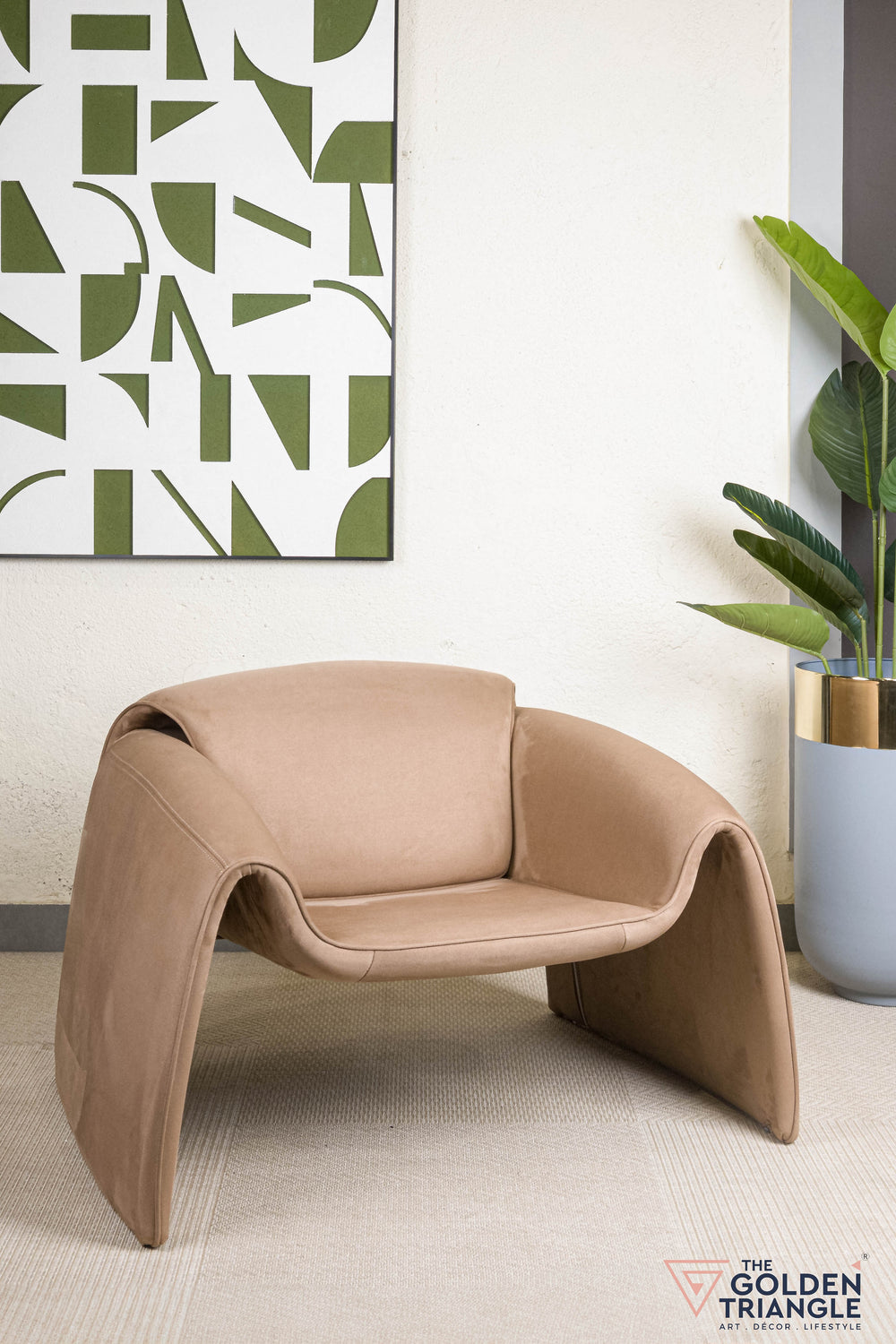 Jacques Accent Chair - Tan