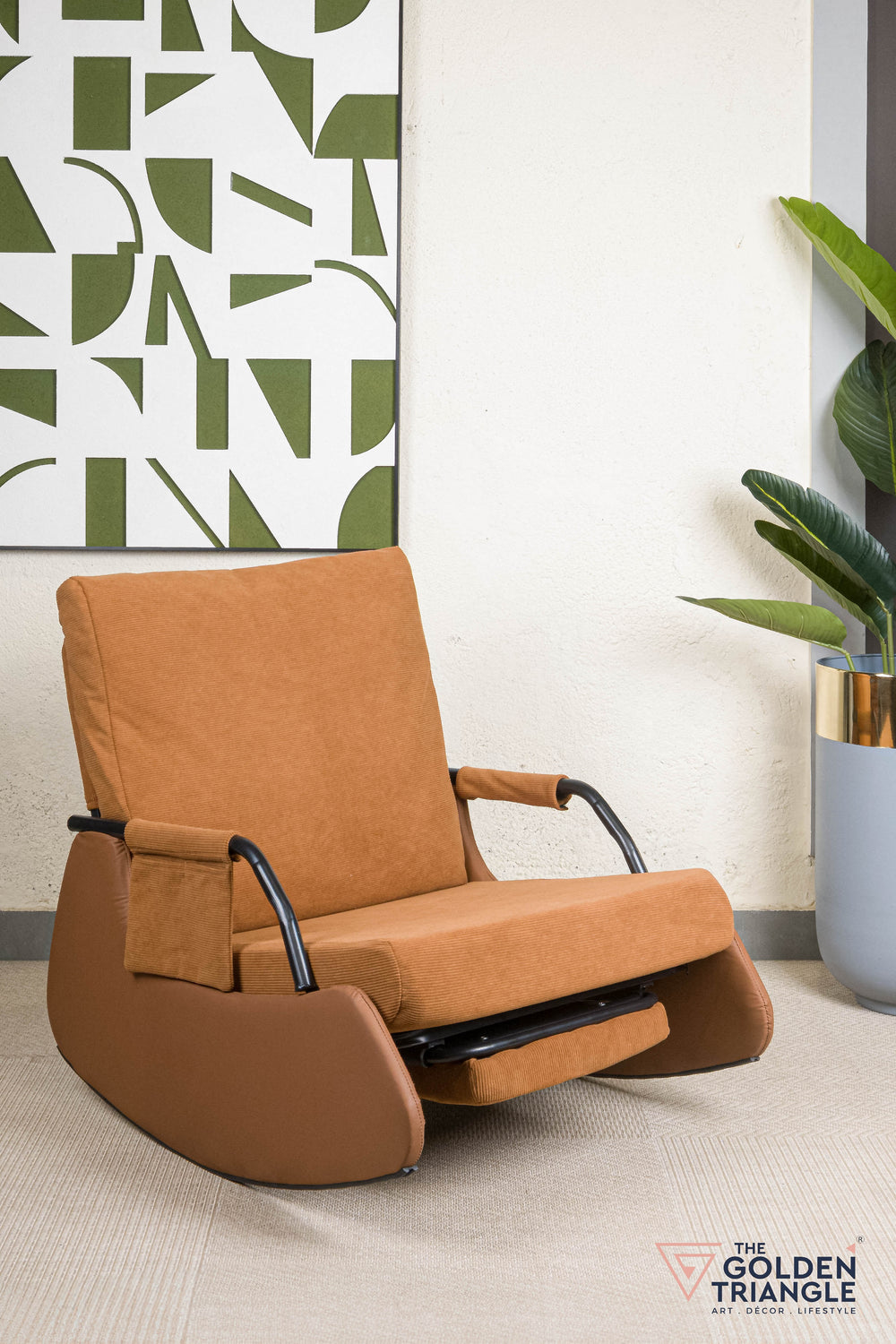 Zara Rocking & Reclining Accent Chair - Tan