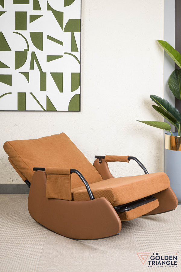 Zara Rocking & Reclining Accent Chair - Tan