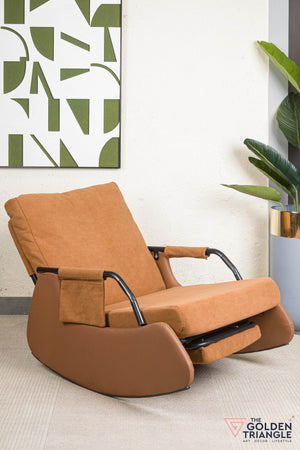 Zara Rocking & Reclining Accent Chair - Tan