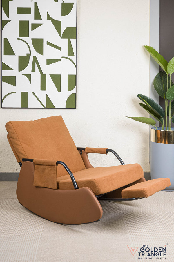 Zara Rocking & Reclining Accent Chair - Tan