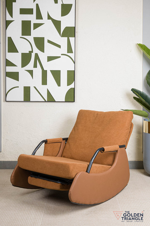 Zara Rocking & Reclining Accent Chair - Tan