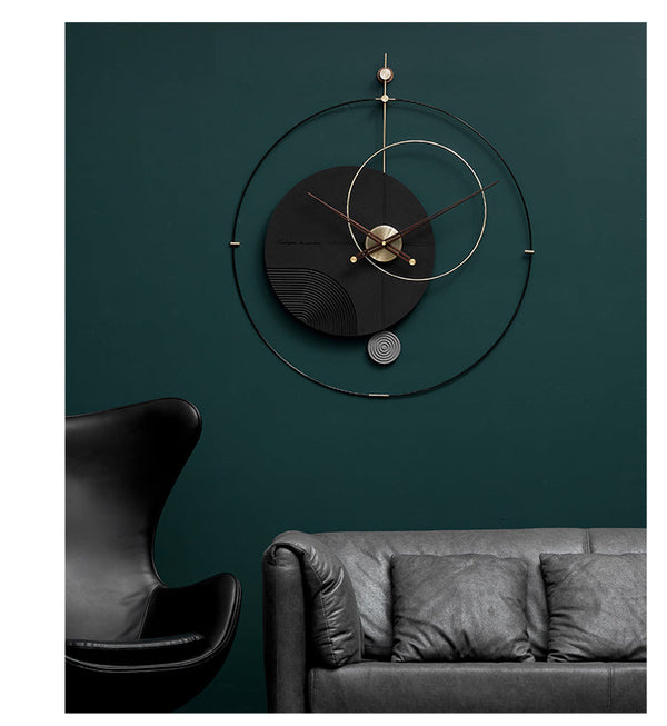 Aurora Wall Clock - Black