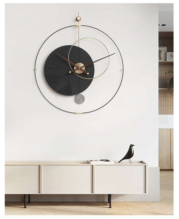 Aurora Wall Clock - Black