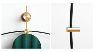 Celest Wall Clock - Green & Gray