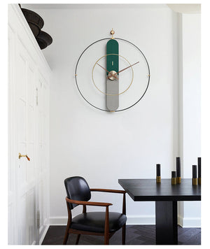 Celest Wall Clock - Green & Gray