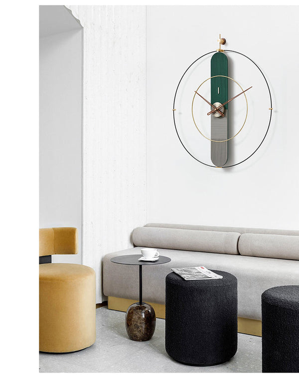 Celest Wall Clock - Green & Gray