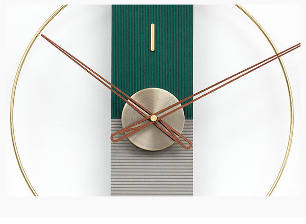 Celest Wall Clock - Green & Gray