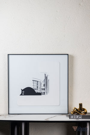 Cat Abstract 3D Wall Art Frame - A