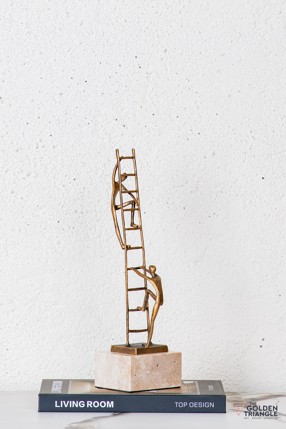 Velin Abstract Sculpture - Antique Gold