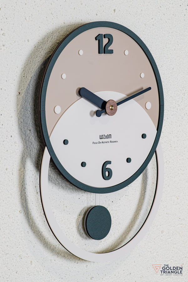 Axel Wall Clock - Brown