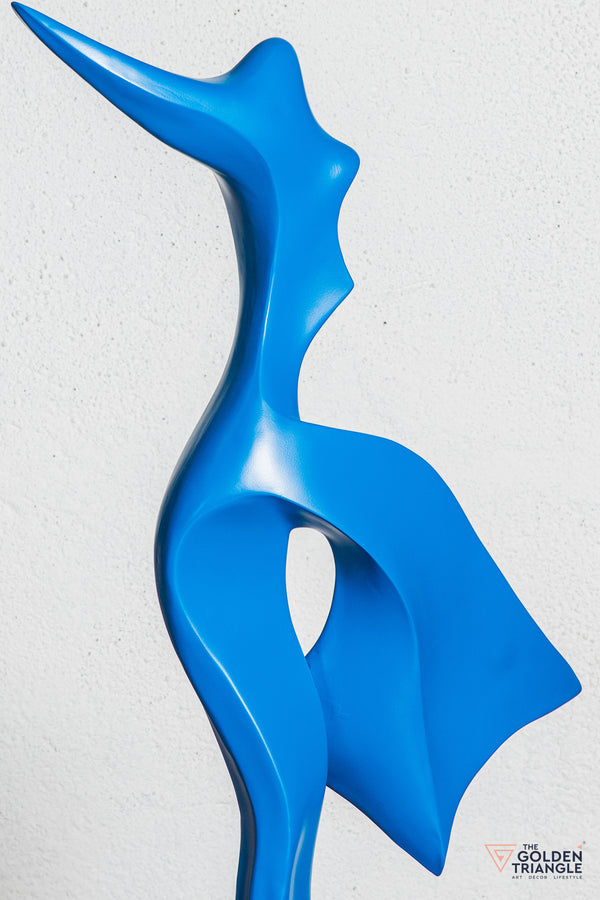 Jive Abstract Sculpture - Blue