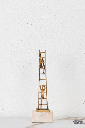 Velin Abstract Sculpture - Antique Gold