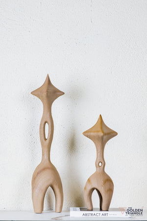 Vara Abstract Tabletop Decor - Beige