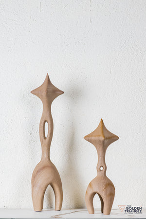 Vara Abstract Tabletop Decor - Beige