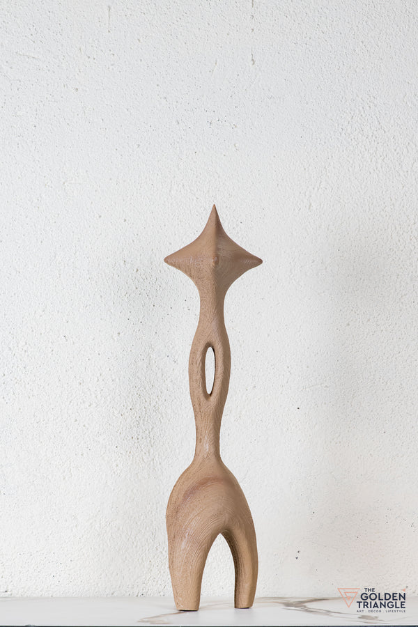 Vara Abstract Tabletop Decor - Beige