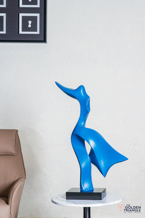 Jive Abstract Sculpture - Blue