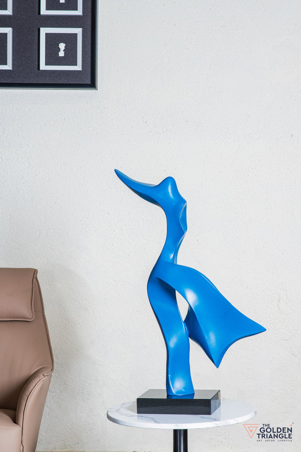 Jive Abstract Sculpture - Blue