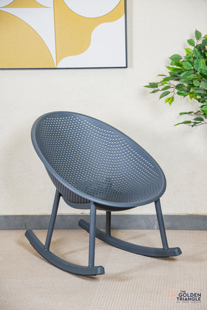 Novella Outdoor Rocking Chair - Gray