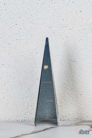 Vero Crystal Pyramid Tabletop Decor - Triangular