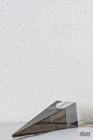 Vero Crystal Pyramid Tabletop Decor - Triangular