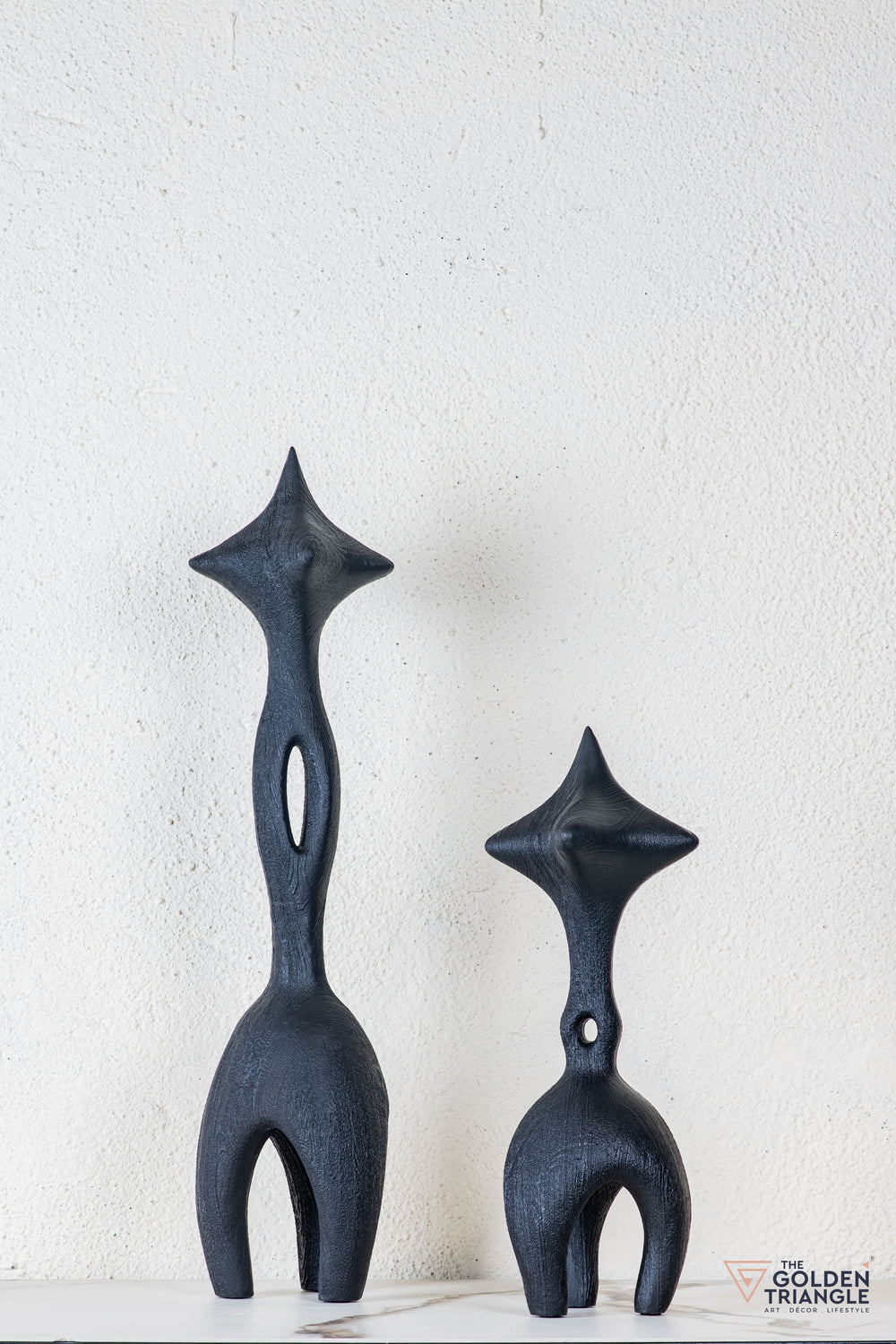 Vara Abstract Tabletop Decor - Black