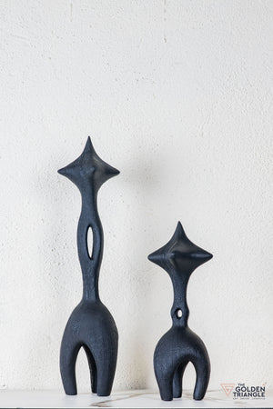 Vara Abstract Tabletop Decor - Black