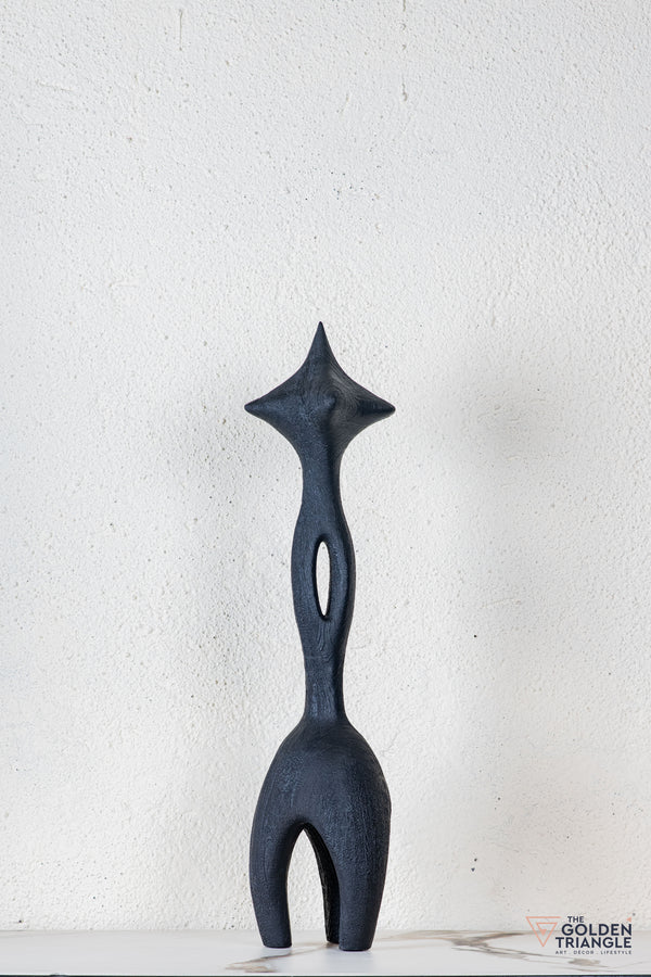 Vara Abstract Tabletop Decor - Black