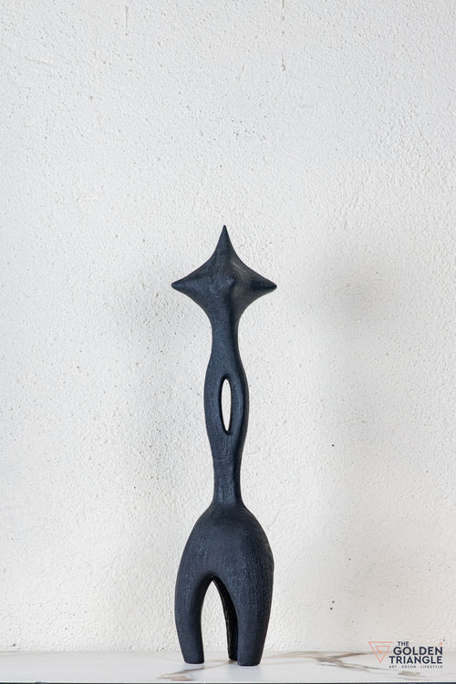 Vara Abstract Tabletop Decor - Black