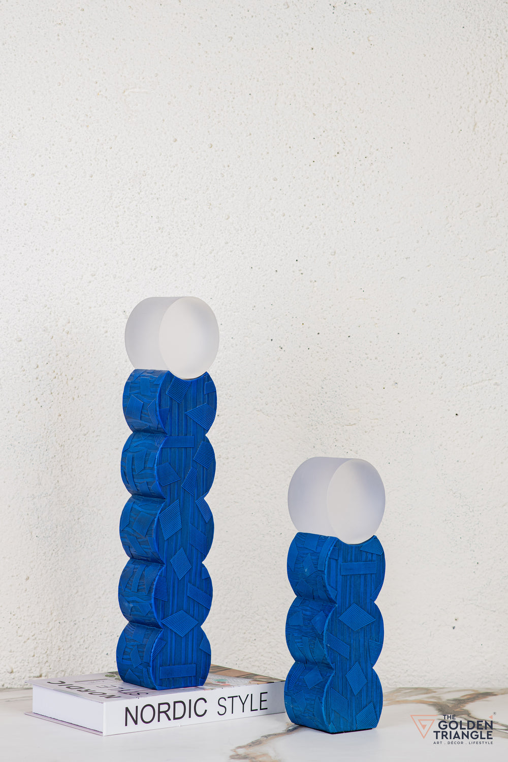 Tunoa Abstract Tabletop Decor - Blue