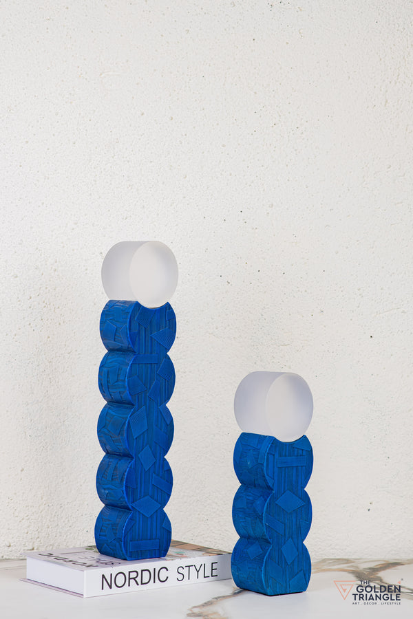 Tunoa Abstract Tabletop Decor - Blue