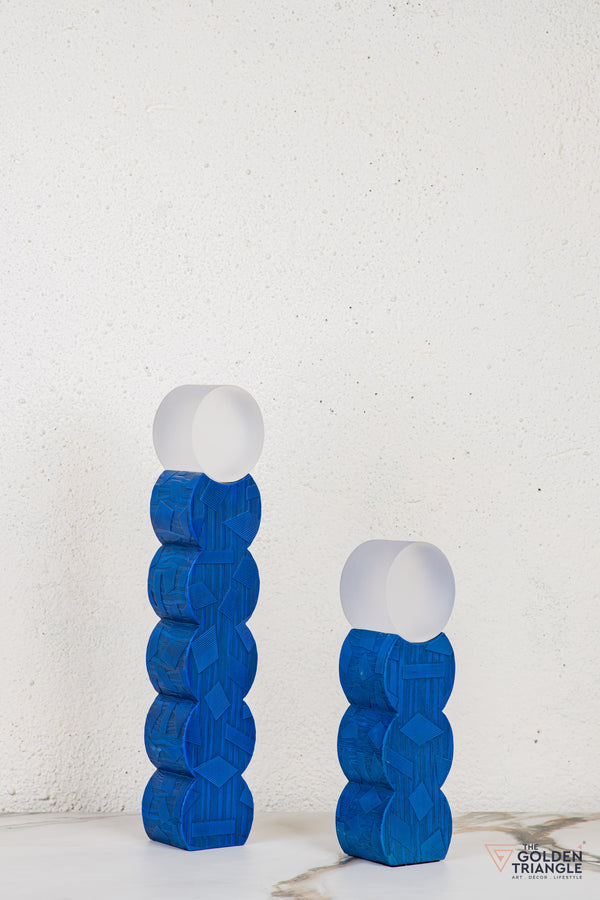 Tunoa Abstract Tabletop Decor - Blue