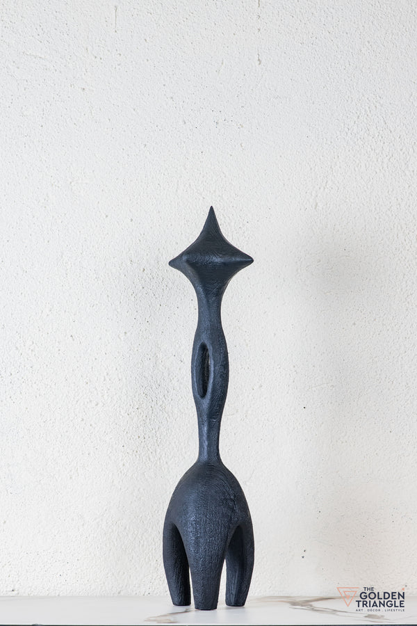 Vara Abstract Tabletop Decor - Black