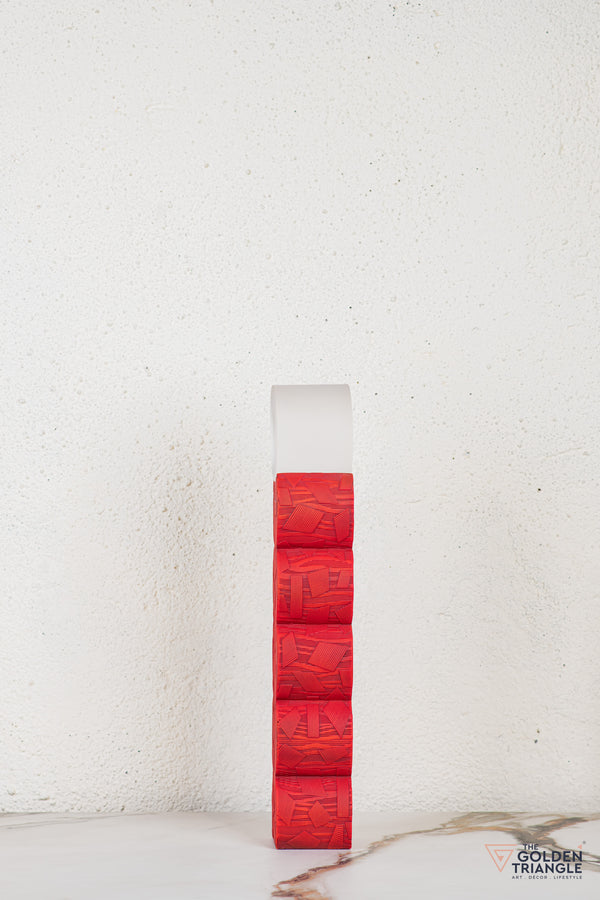 Tunoa Abstract Tabletop Decor - Red