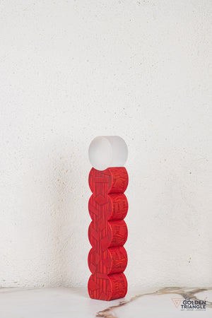 Tunoa Abstract Tabletop Decor - Red