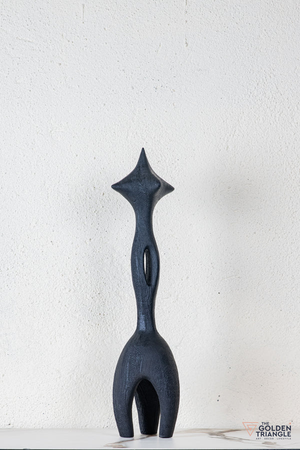 Vara Abstract Tabletop Decor - Black